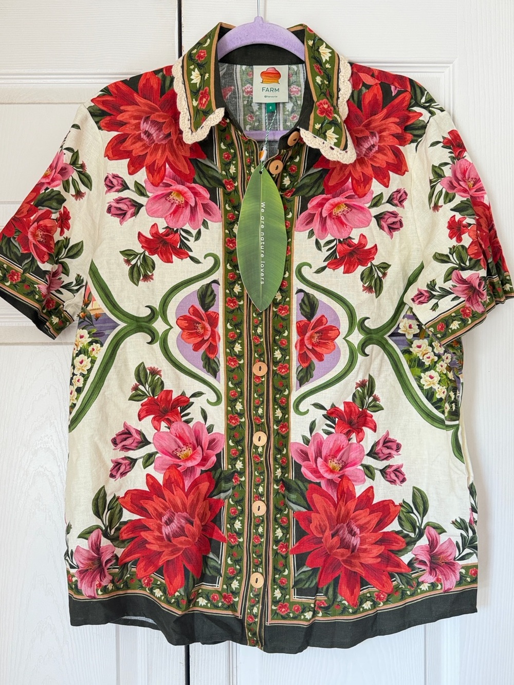 FARM Rio Wonder Rio Sand Uni Shirt - Picture 4 of 7